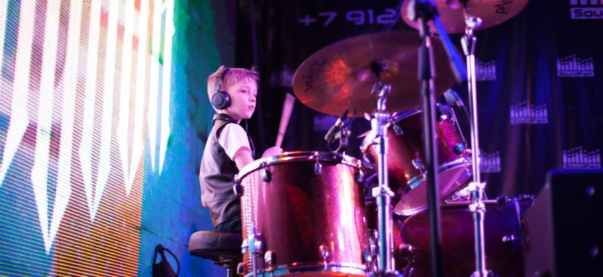 обучение на барабанах с 7 лет
